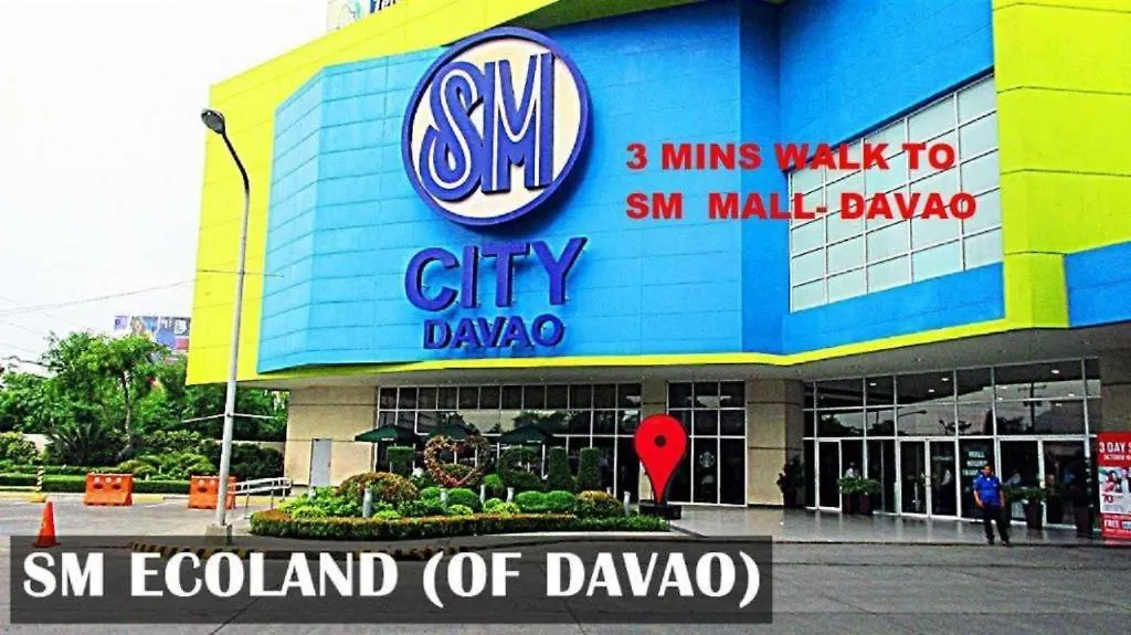 One Oasis A10 3Mins Walk Sm Mall,Free Pool - Wifi Davao City 3*,